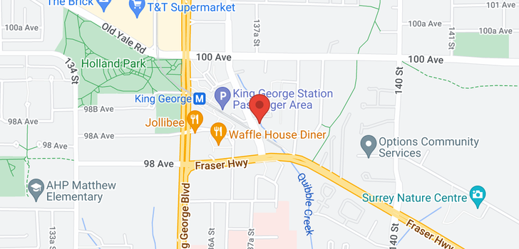 map of 1406 9830 WHALLEY BOULEVARD